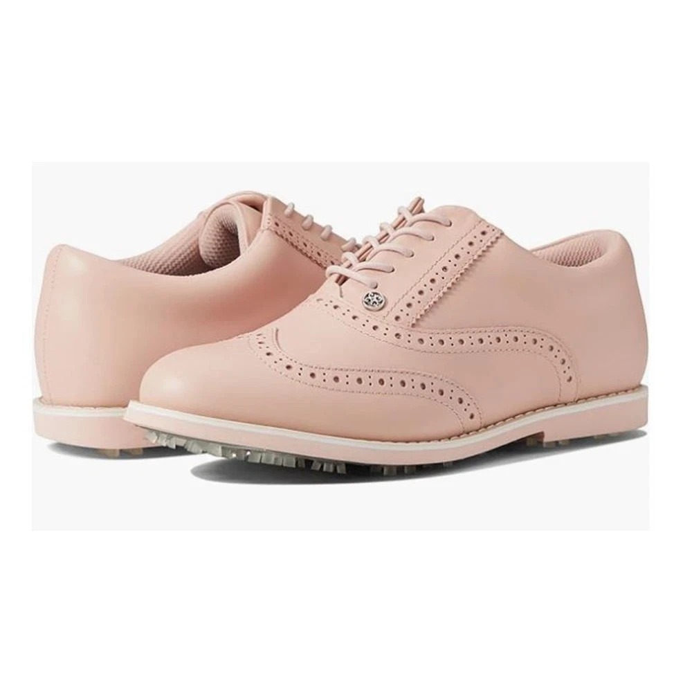 G/FORE Brogue Gallivanter Golf Shoes Womens 7 Leather Blush Pink